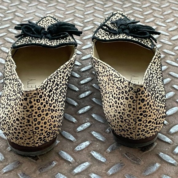 Sole Society Flat Loafer Shoes HADLEE Tassel Leather/Textile Size 38.5 - Picture 6 of 9